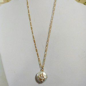 Francesca's Pearl Pave Star Pendant Necklace